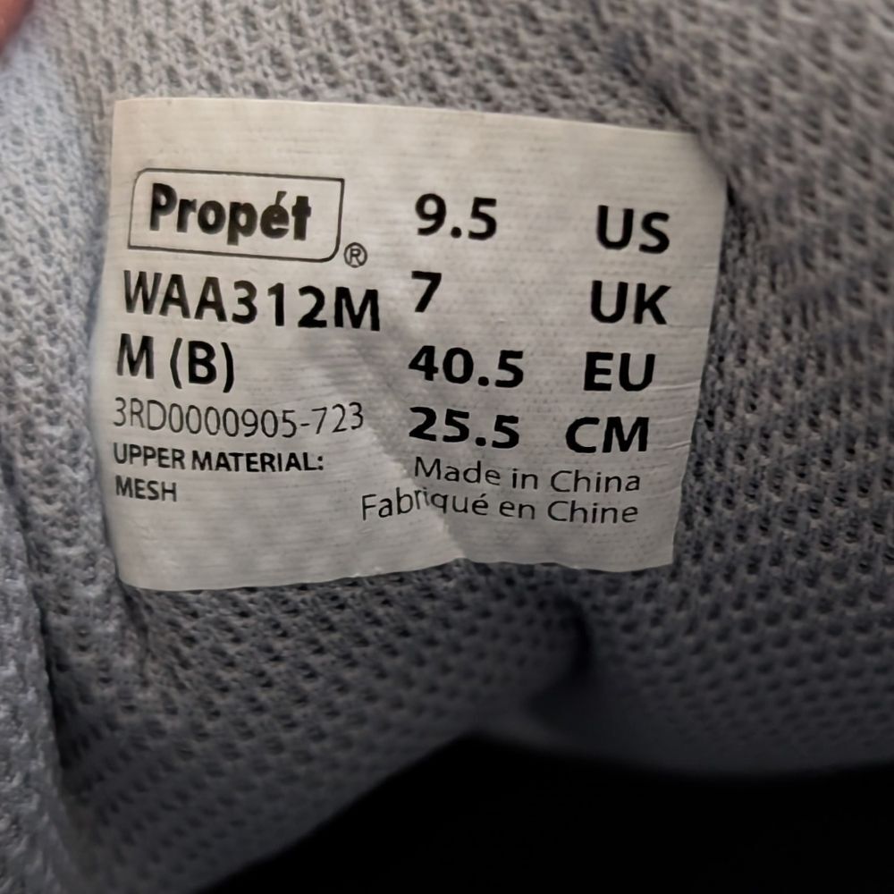 Propet Ultima X casual sneakers women's 9.5 M gray lightweight walking comfort - Picture 2 of 10